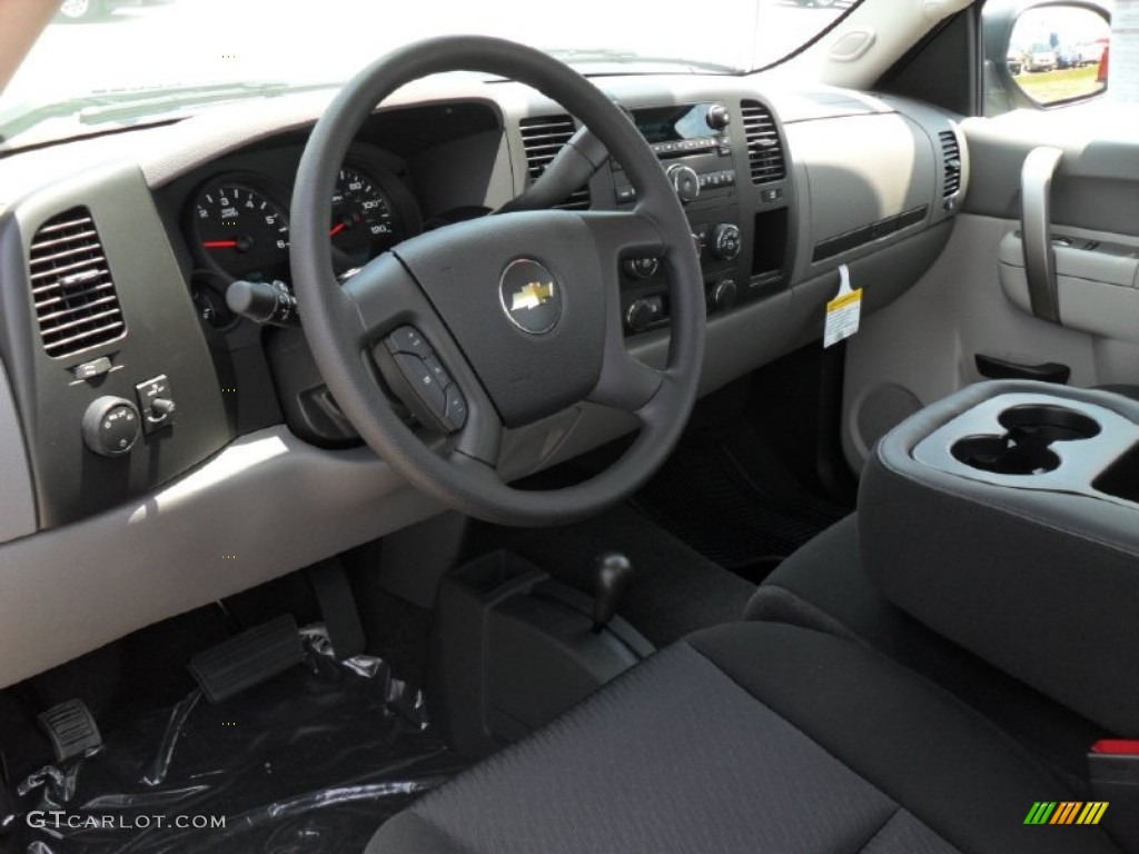 2011 Silverado 1500 Regular Cab 4x4 - Steel Green Metallic / Dark Titanium photo #21