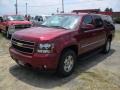 2011 Red Jewel Tintcoat Chevrolet Suburban LT 4x4  photo #1