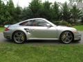 2011 GT Silver Metallic Porsche 911 Turbo S Coupe  photo #7