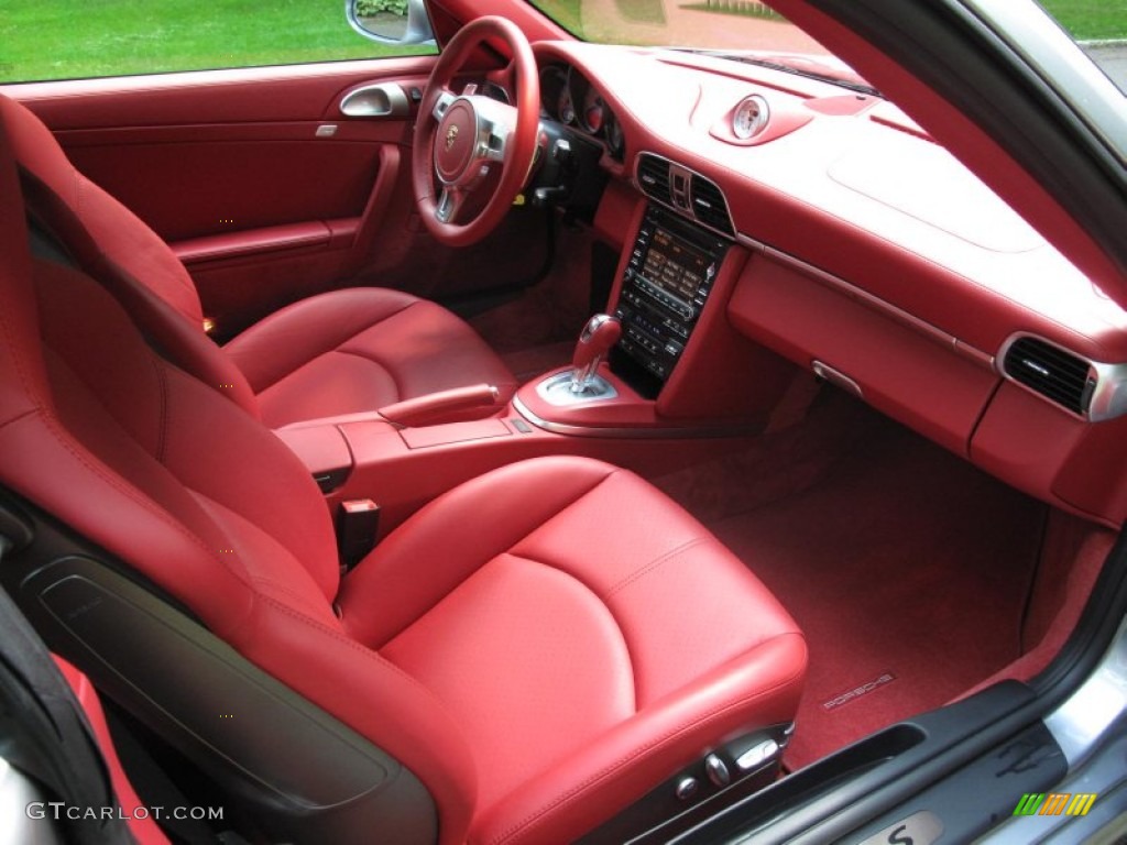 Carrera Red Interior 2011 Porsche 911 Turbo S Coupe Photo #51486316