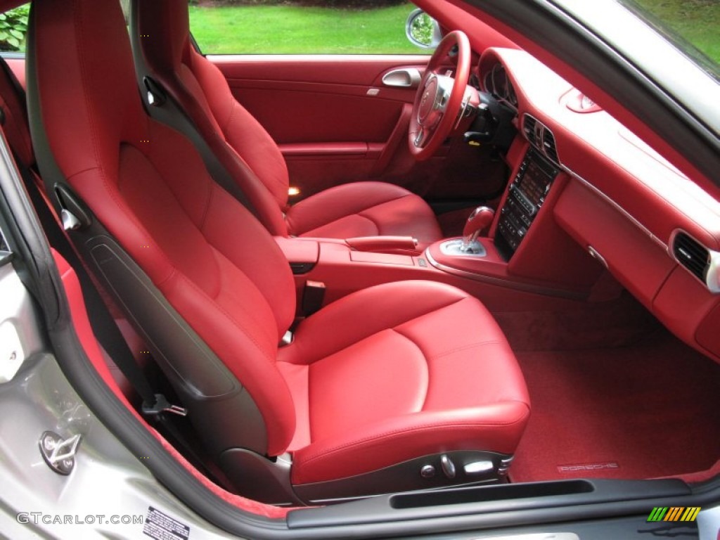Carrera Red Interior 2011 Porsche 911 Turbo S Coupe Photo #51486331