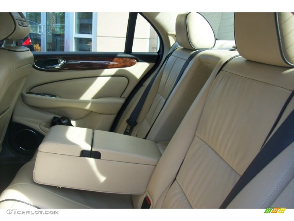 2008 XJ XJ8 - Ebony Black / Champagne/Charcoal photo #13