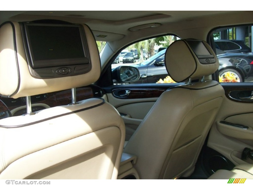 2008 XJ XJ8 - Ebony Black / Champagne/Charcoal photo #14