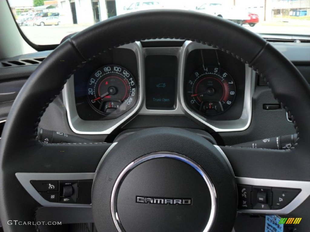 2010 Camaro SS/RS Coupe - Imperial Blue Metallic / Gray photo #15