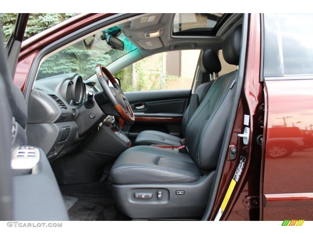 Black Interior 2009 Lexus RX 350 AWD Photo #51487987