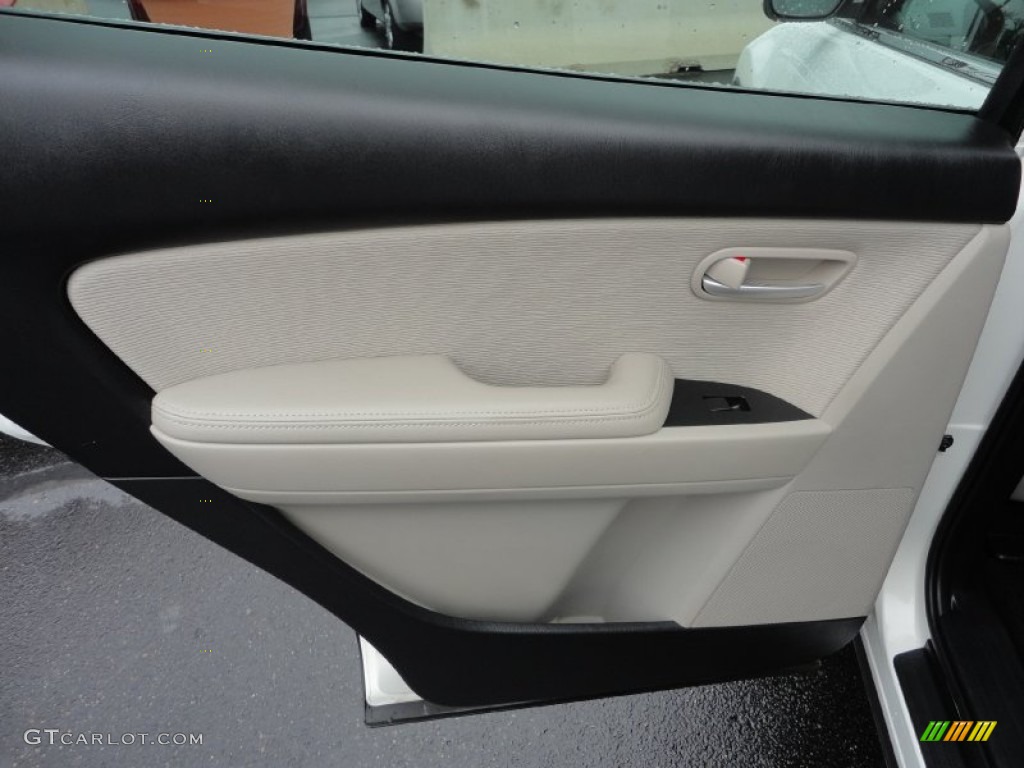 2009 Mazda CX-9 Sport AWD Sand Door Panel Photo #51488224