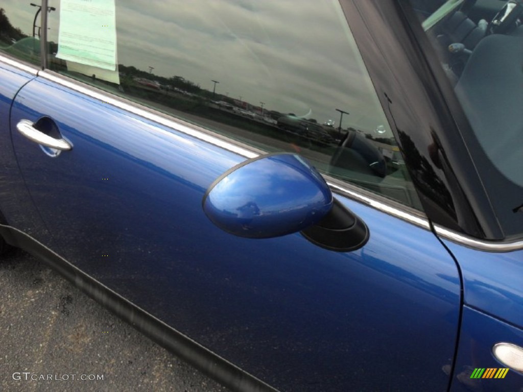 2007 Cooper S Convertible - Lightning Blue Metallic / Carbon Black/Black photo #23