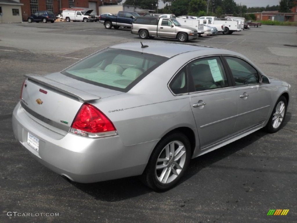 2010 Impala LTZ - Silver Ice Metallic / Gray photo #4