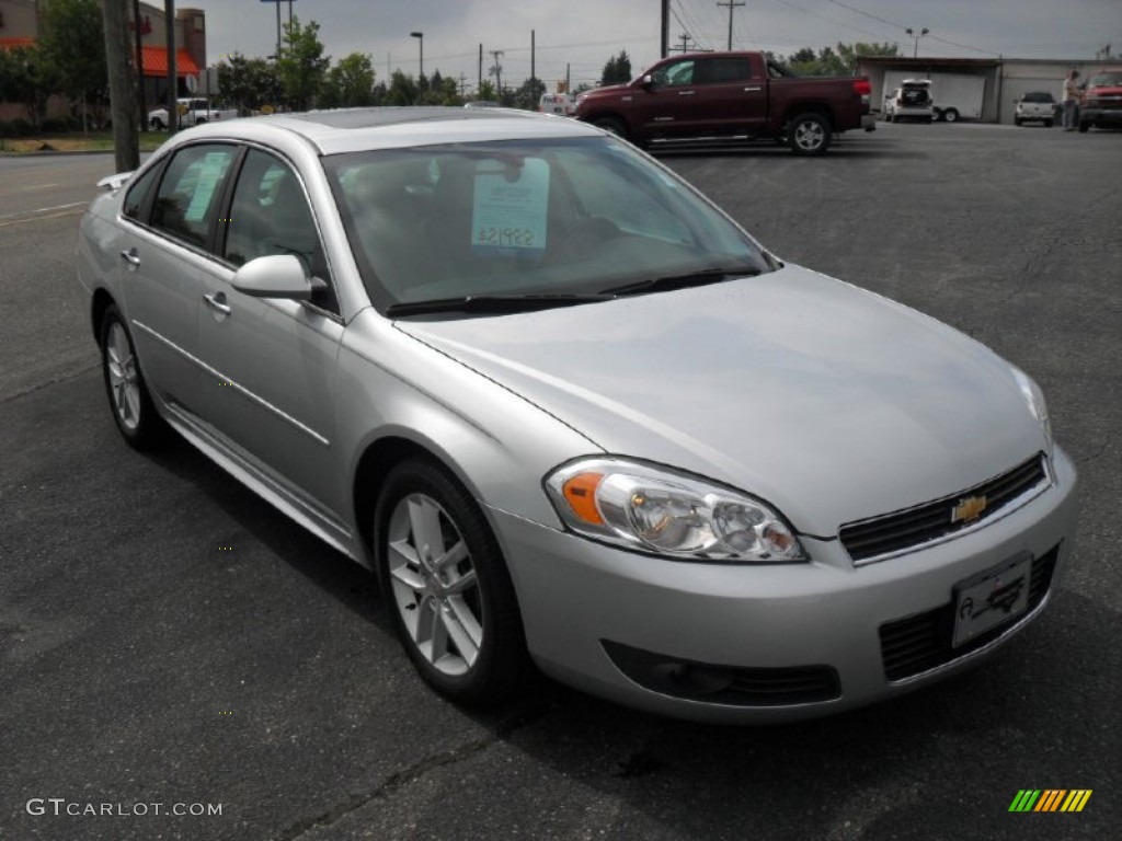 2010 Impala LTZ - Silver Ice Metallic / Gray photo #5