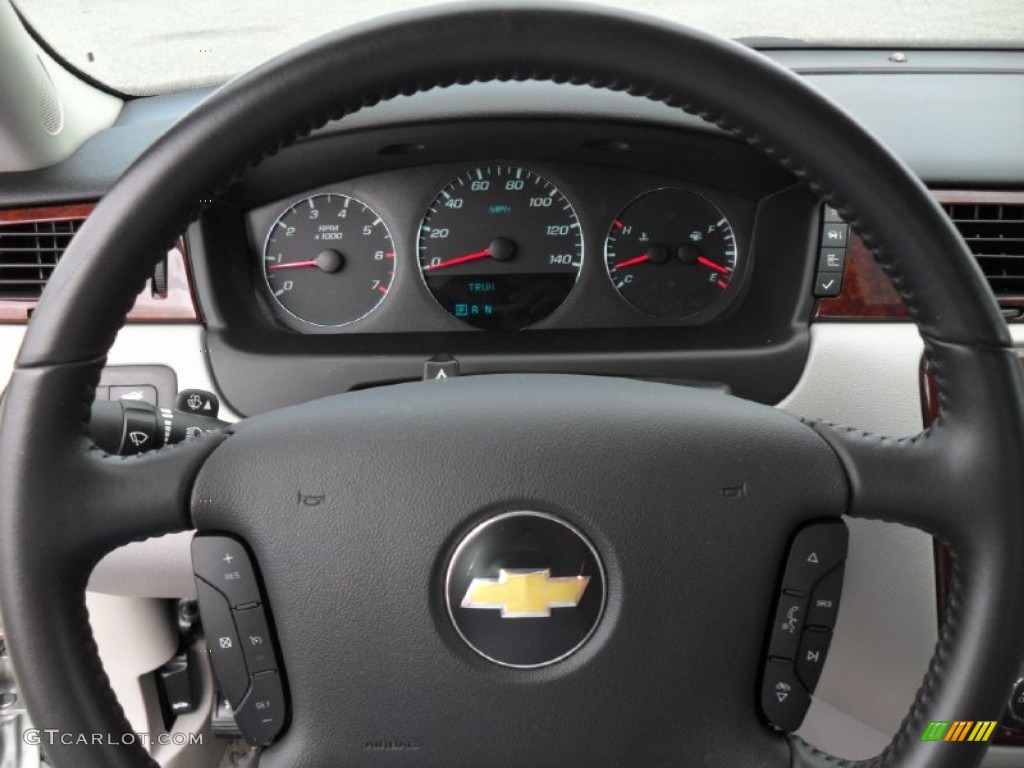 2010 Impala LTZ - Silver Ice Metallic / Gray photo #11