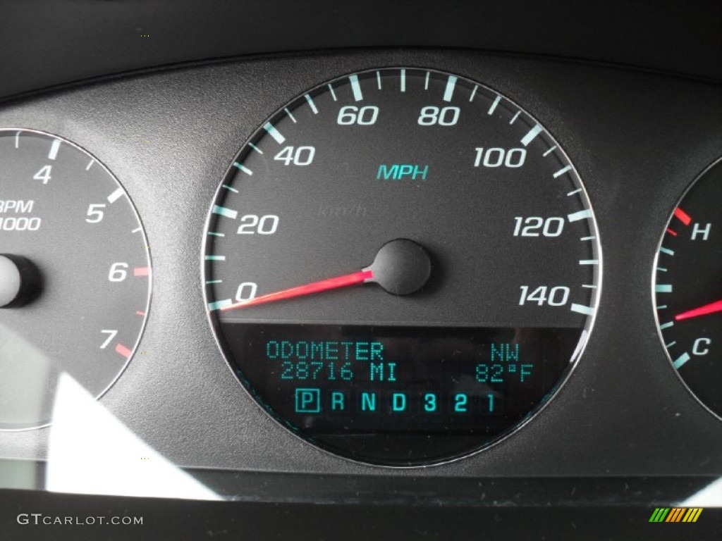 2010 Impala LTZ - Silver Ice Metallic / Gray photo #12