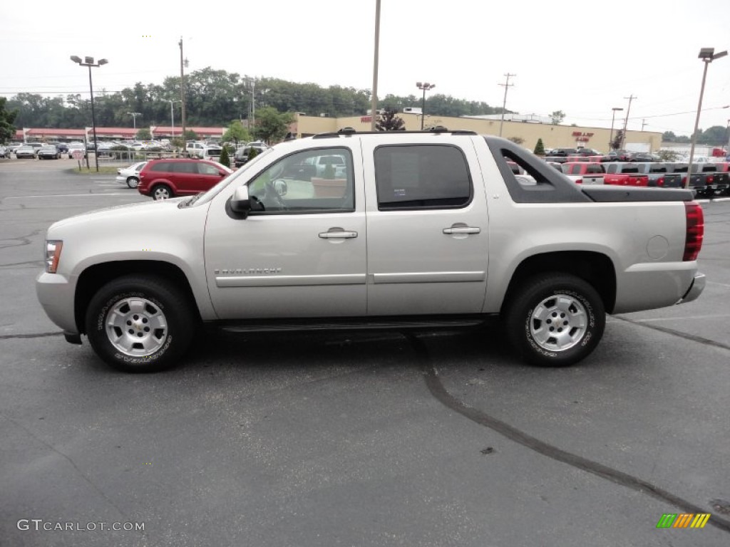 2008 Avalanche LT 4x4 - Silver Birch Metallic / Ebony photo #4