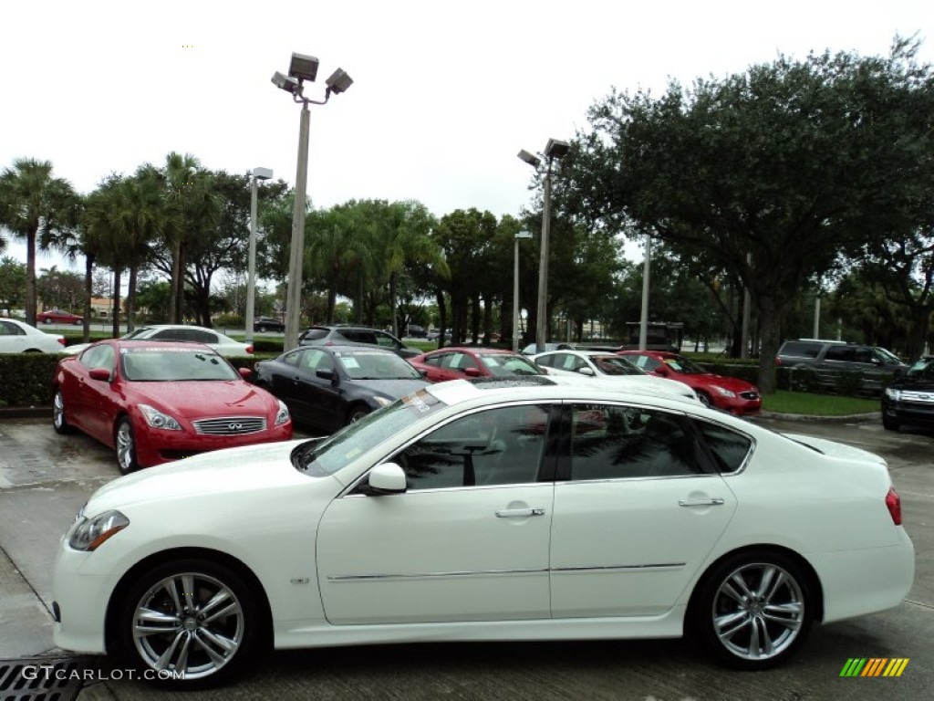 Moonlight White 2008 Infiniti M 45 S Sedan Exterior Photo #51489013