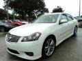 Moonlight White 2008 Infiniti M 45 S Sedan Exterior