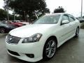 2008 Moonlight White Infiniti M 45 S Sedan  photo #13