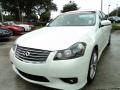 2008 Moonlight White Infiniti M 45 S Sedan  photo #14