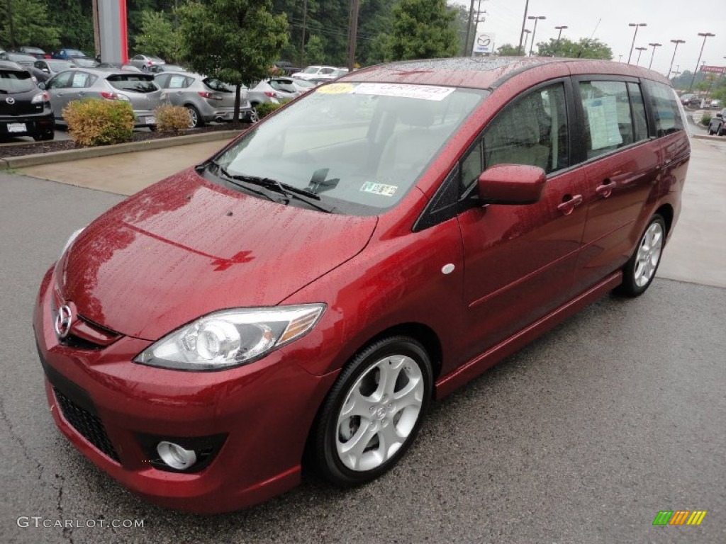 2008 MAZDA5 Grand Touring - Copper Red / Sand photo #3