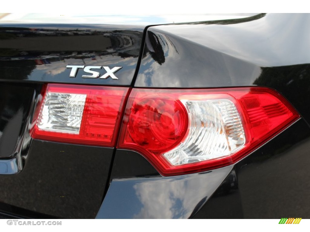 2009 TSX Sedan - Crystal Black Pearl / Parchment photo #22