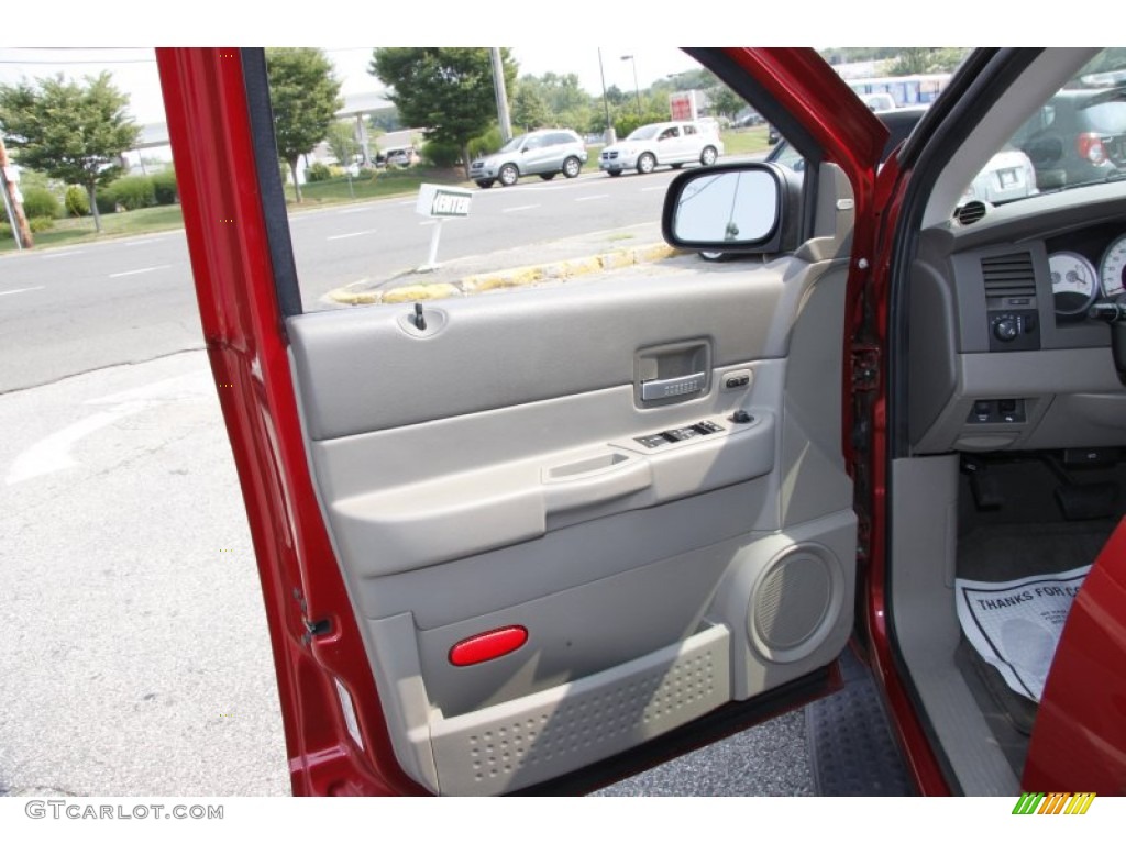 2007 Durango Limited - Inferno Red Crystal Pearl / Khaki Two-Tone photo #13