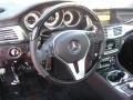2012 Mercedes-Benz CLS Black Interior Steering Wheel Photo
