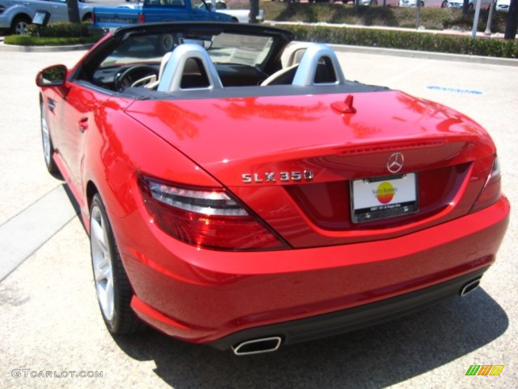 2012 SLK 350 Roadster - Mars Red / Sahara Beige photo #3