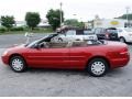 Inferno Red Tinted Pearl 2003 Chrysler Sebring LX Convertible Exterior