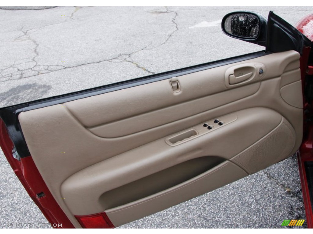 2003 Chrysler Sebring LX Convertible Sandstone Door Panel Photo #51492037