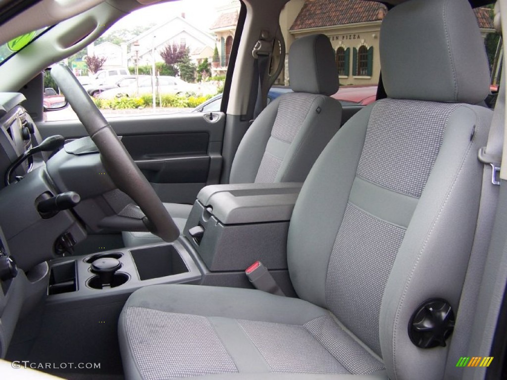 Medium Slate Gray Interior 2007 Dodge Ram 2500 SLT Quad Cab 4x4 Photo #51492955