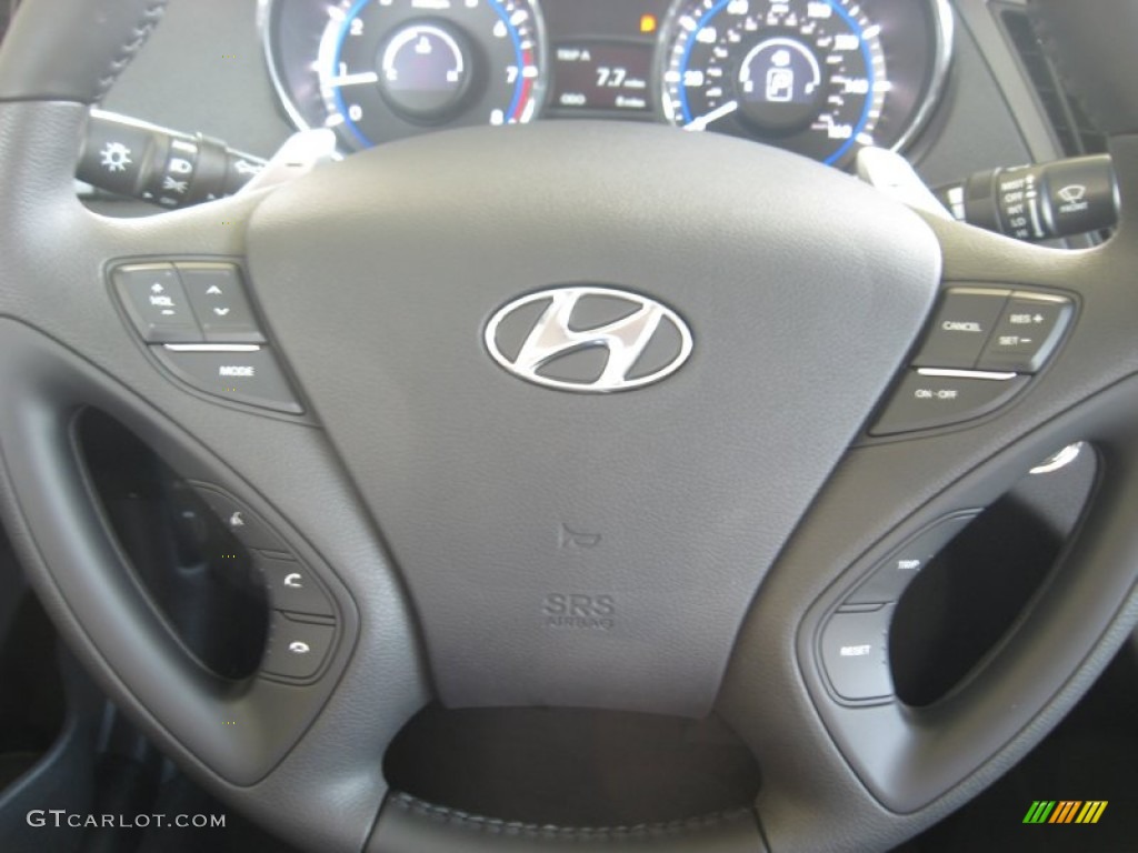 2011 Sonata SE 2.0T - Midnight Black / Black photo #26