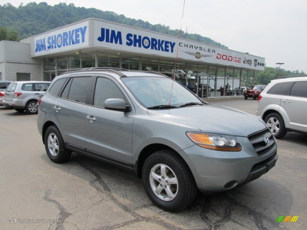 2008 Santa Fe GLS 4WD - Platinum Sage / Gray photo #1