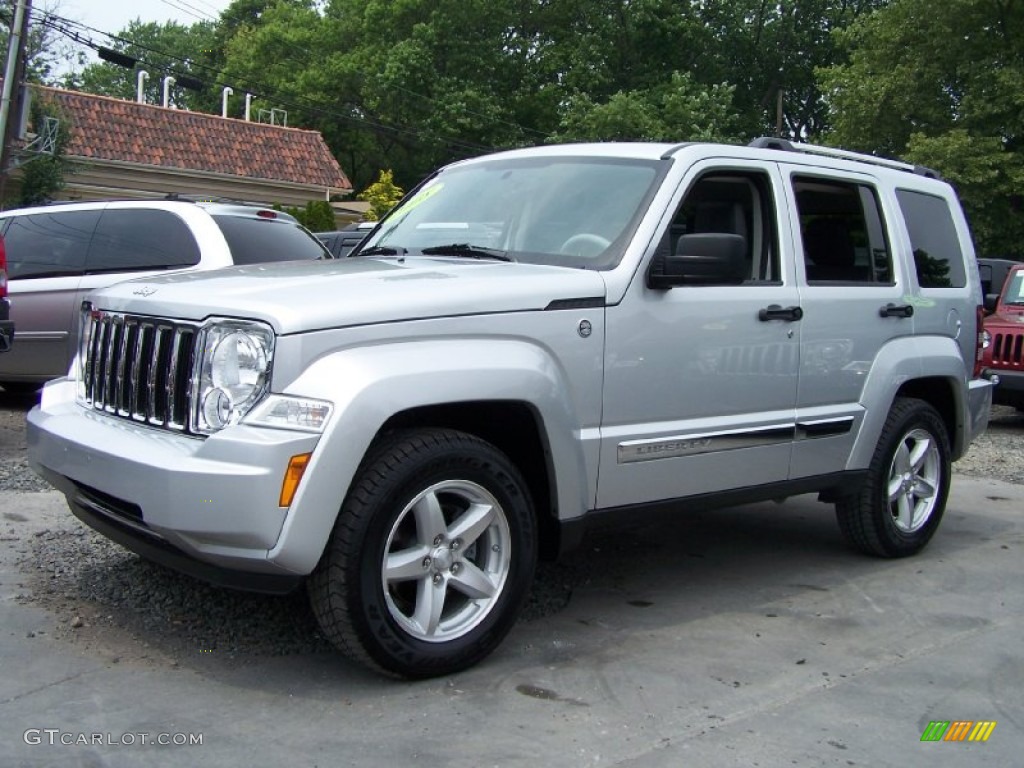 2008 Liberty Limited 4x4 - Bright Silver Metallic / Pastel Slate Gray photo #1