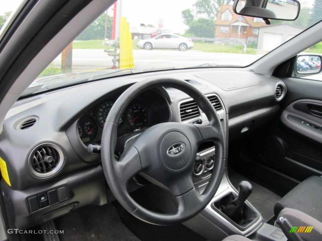 2006 Impreza 2.5i Wagon - Steel Gray Metallic / Anthracite Black photo #7