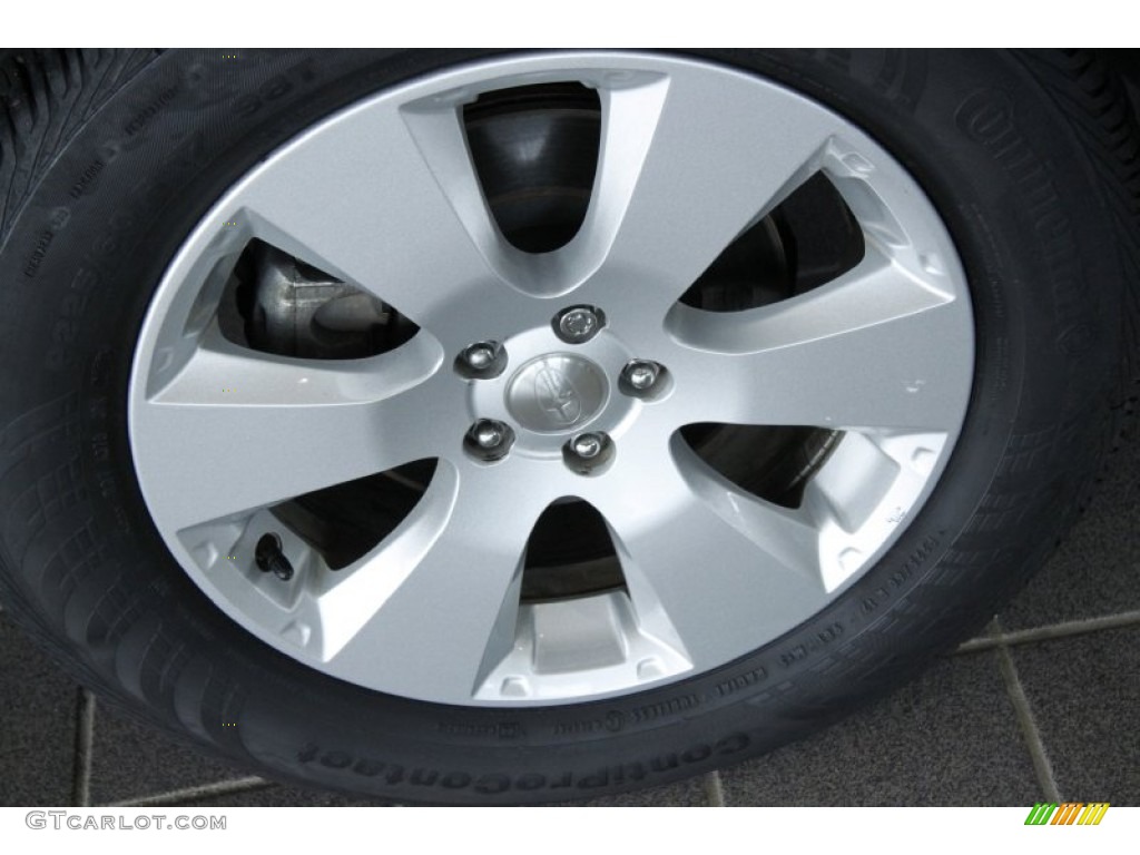 2011 Outback 2.5i Premium Wagon - Crystal Black Silica / Warm Ivory photo #19