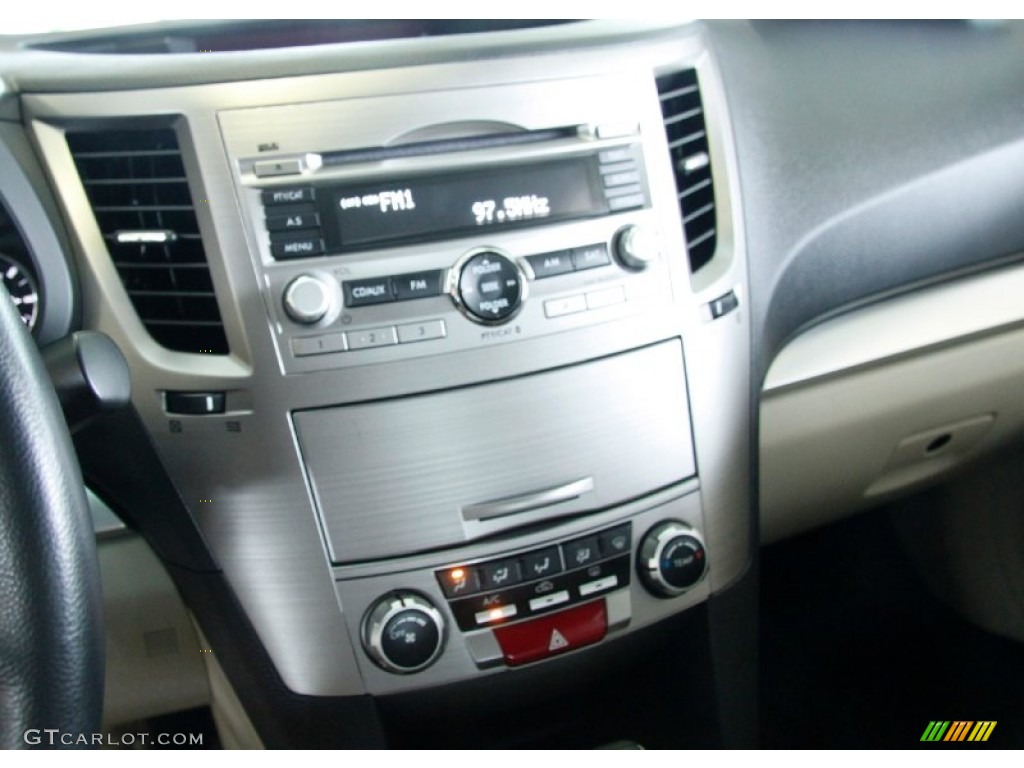 2011 Outback 2.5i Premium Wagon - Crystal Black Silica / Warm Ivory photo #22