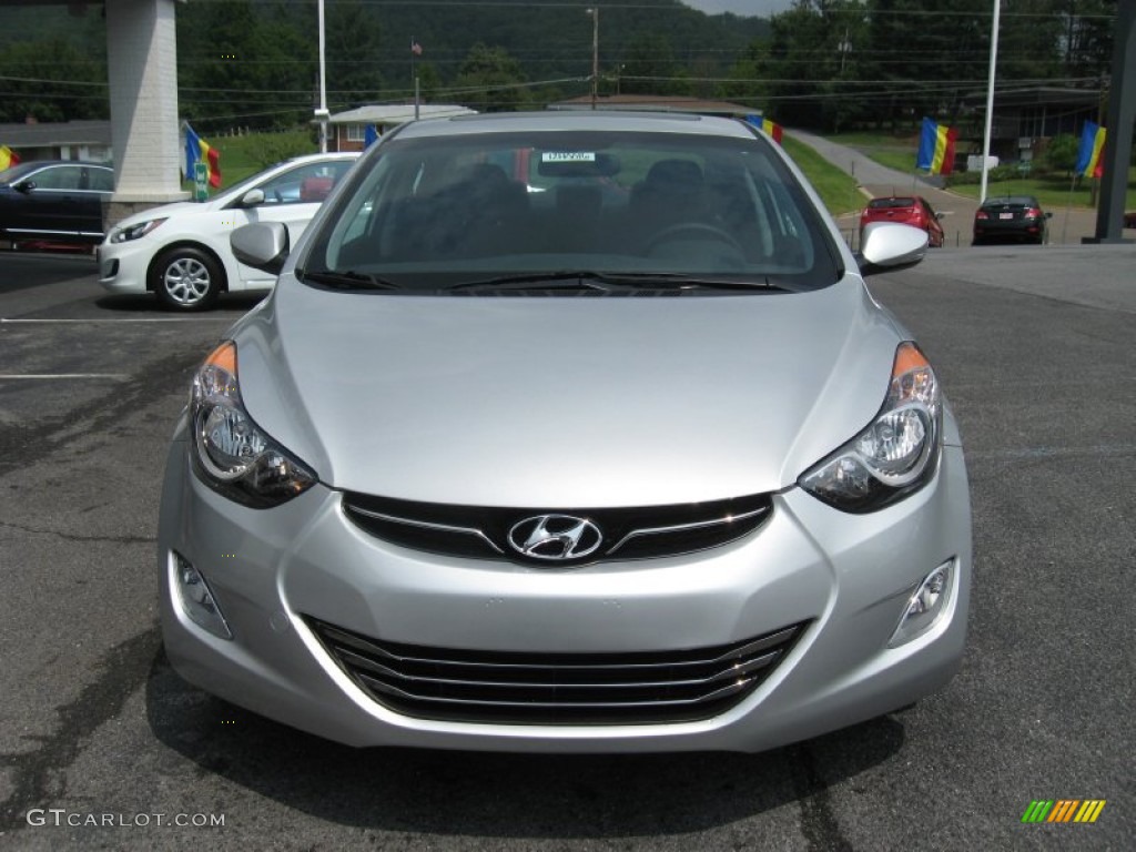 2012 Elantra Limited - Silver / Gray photo #3