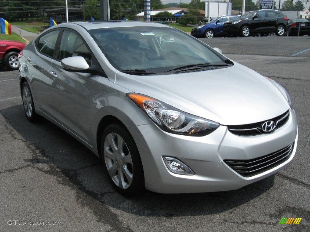 2012 Elantra Limited - Silver / Gray photo #4