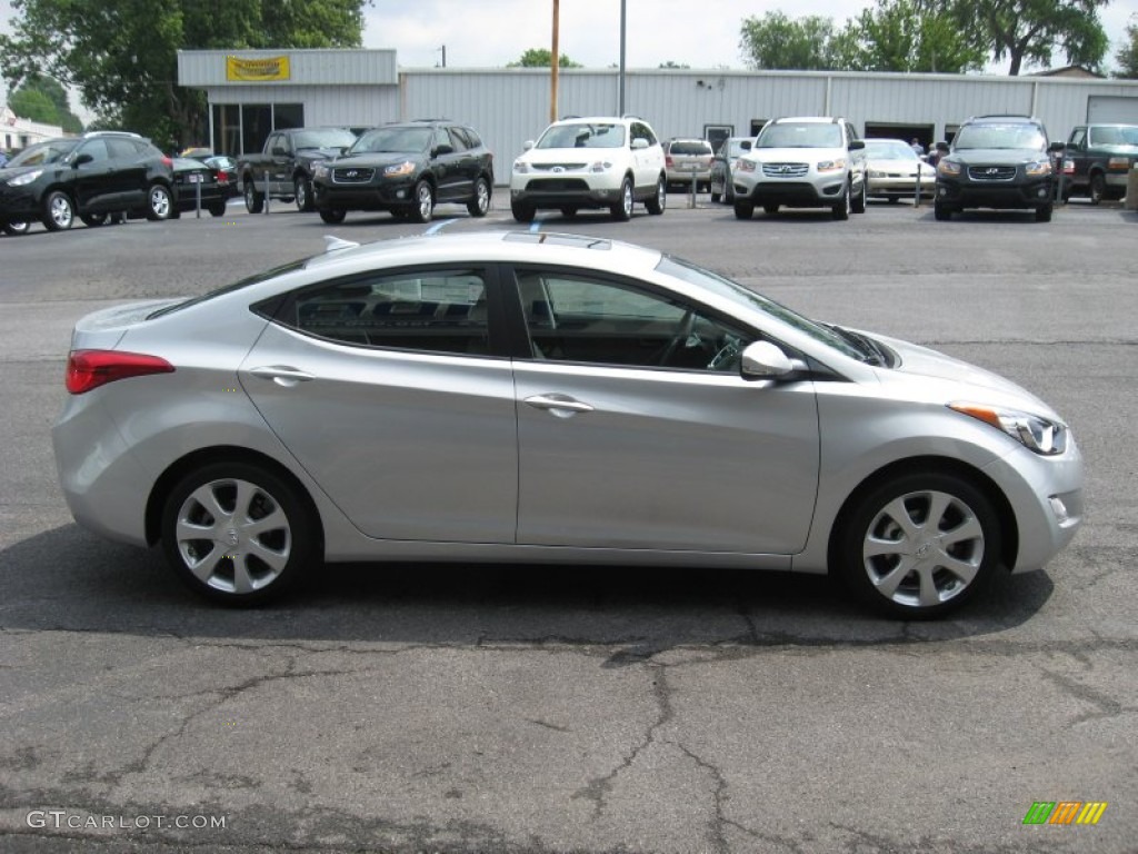2012 Elantra Limited - Silver / Gray photo #5