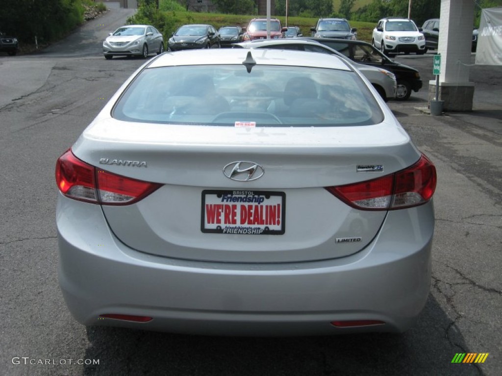 2012 Elantra Limited - Silver / Gray photo #7