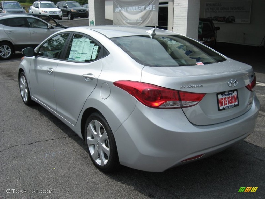 2012 Elantra Limited - Silver / Gray photo #8