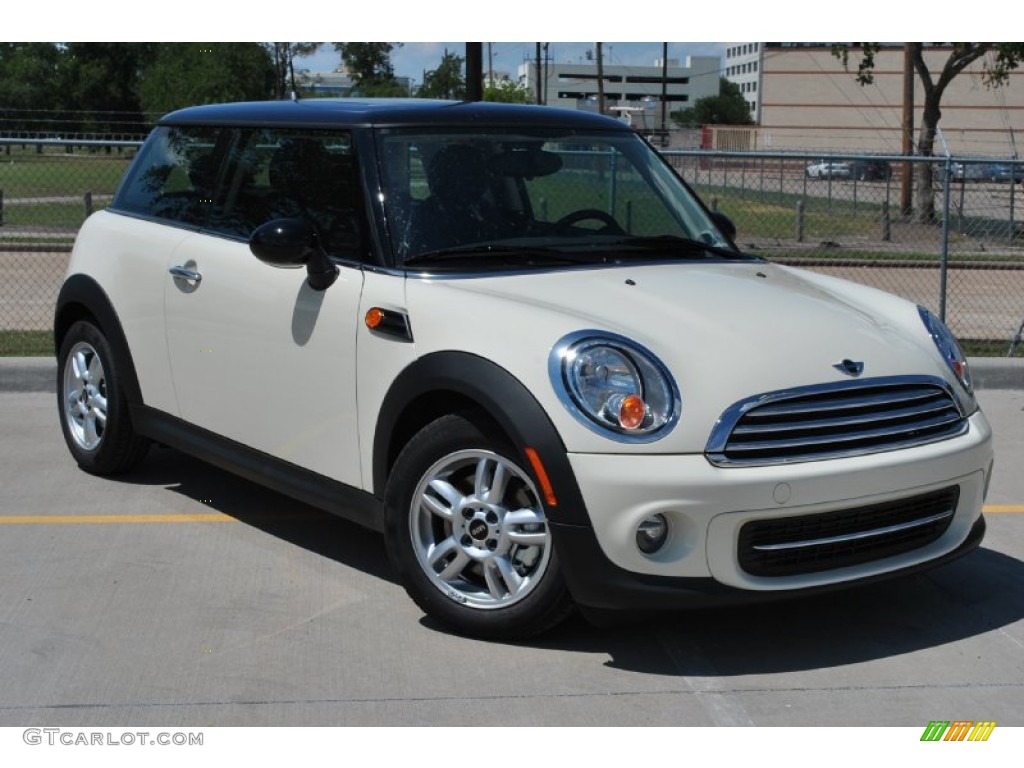 2011 Cooper Hardtop - Pepper White / Carbon Black photo #1