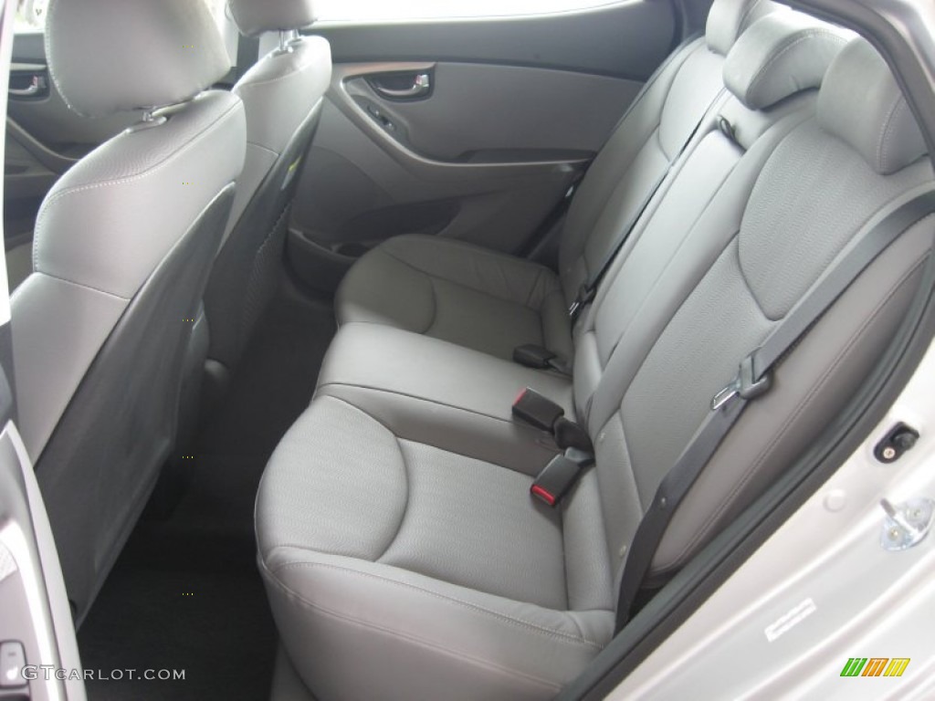 2012 Elantra Limited - Silver / Gray photo #16