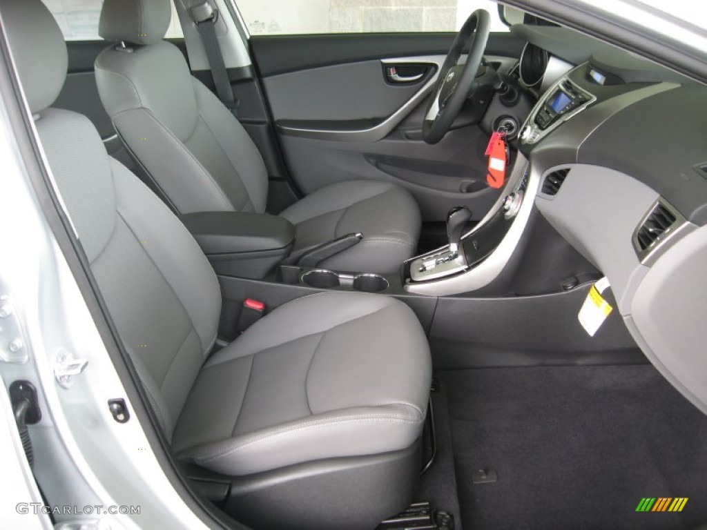 2012 Elantra Limited - Silver / Gray photo #19