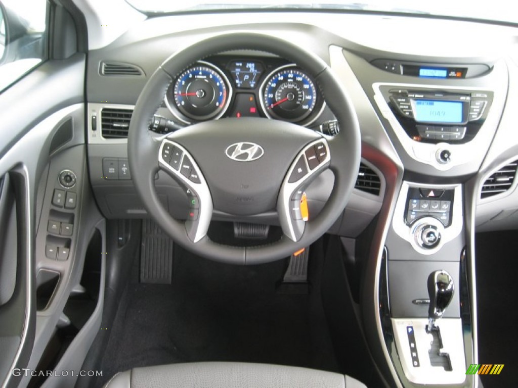 2012 Elantra Limited - Silver / Gray photo #22