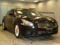 2009 Super Black Nissan Maxima 3.5 S  photo #4