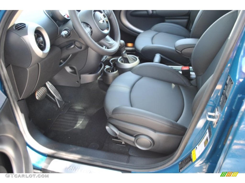Carbon Black Interior 2011 Mini Cooper S Countryman All4 AWD Photo #51496189