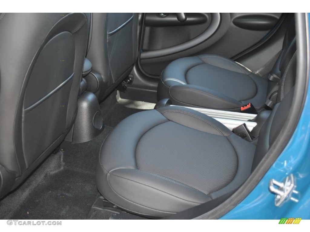 Carbon Black Interior 2011 Mini Cooper S Countryman All4 AWD Photo #51496219