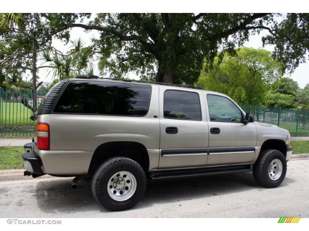 Light Pewter Metallic 2002 Chevrolet Suburban 1500 LS 4x4 Exterior Photo #51497197