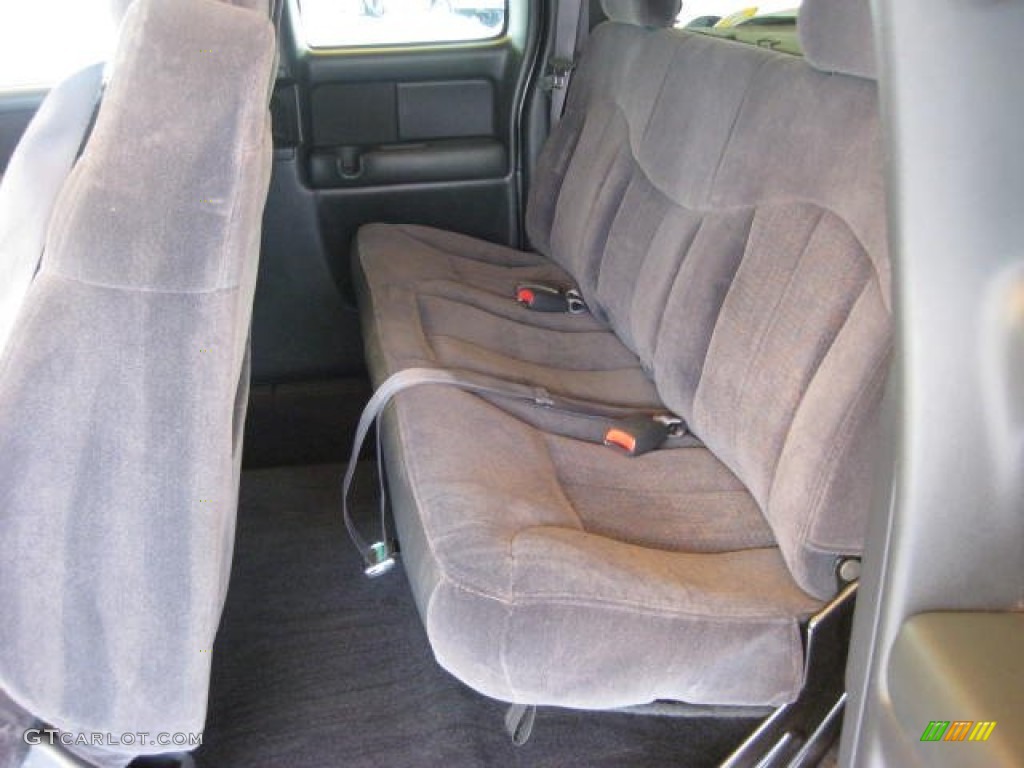 2001 Silverado 1500 LS Extended Cab 4x4 - Medium Charcoal Gray Metallic / Graphite photo #17