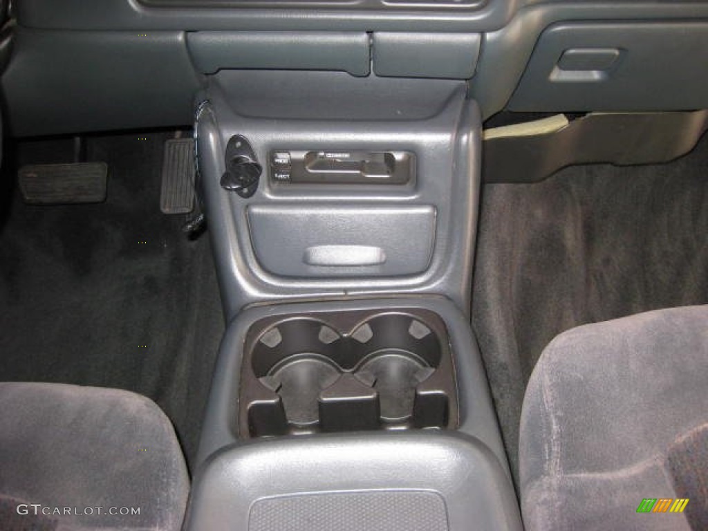 2001 Silverado 1500 LS Extended Cab 4x4 - Medium Charcoal Gray Metallic / Graphite photo #28