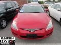 2003 San Marino Red Honda Accord EX V6 Coupe  photo #2